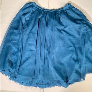 Blue skirt